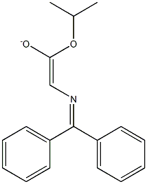 2-[(Diphenylmethylene)amino]-1-[(1-methylethyl)oxy]ethene-1-olate Structure