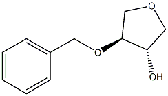 (3S,4S)-4-Benzyloxytetrahydrofuran-3-ol Structure