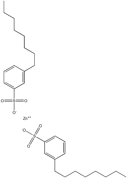 Bis(3-octylbenzenesulfonic acid)zinc salt 구조식 이미지