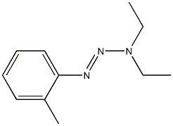1-(2-Methylphenyl)-3,3-diethyltriazene 구조식 이미지