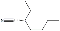 [R,(-)]-2-Ethylhexanenitrile 구조식 이미지