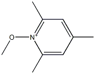 2,4,6-Trimethyl-1-methoxypyridinium Structure