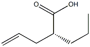 [R,(+)]-2-Allylvaleric acid 구조식 이미지