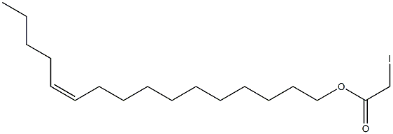 Iodoacetic acid (Z)-11-hexadecenyl ester 구조식 이미지