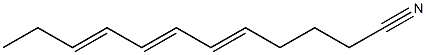 5,7,9-Dodecatrienenitrile Structure