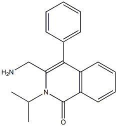 2-Isopropyl-3-aminomethyl-4-phenylisoquinolin-1(2H)-one Structure