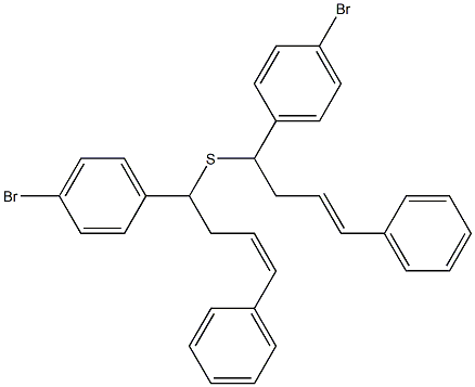 Cinnamyl(p-bromobenzyl) sulfide Structure
