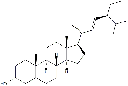 Stigmast-22-en-3-ol 구조식 이미지