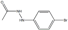N'-(p-Bromophenyl)acetohydrazide Structure