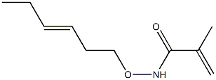 N-(3-Hexenyloxy)methacrylamide Structure