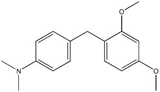 N,N-Dimethyl-4-(2,4-dimethoxybenzyl)aniline Structure