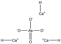 Arsenic acid hydrogen=calcium salt Structure