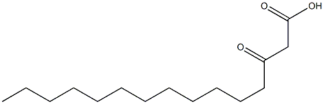 3-Oxopentadecanoic acid 구조식 이미지