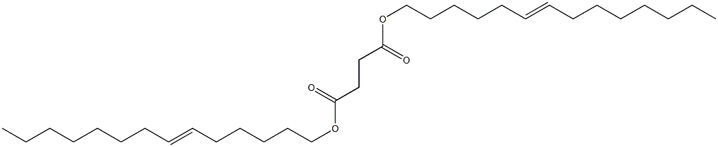 Succinic acid di(6-tetradecenyl) ester 구조식 이미지