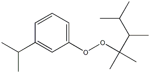 3-Isopropylphenyl 1,1,2,3-tetramethylbutyl peroxide Structure