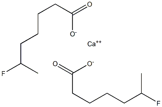 Bis(6-fluoroheptanoic acid)calcium salt 구조식 이미지