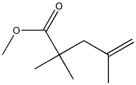 2,2,4-Trimethyl-4-pentenoic acid methyl ester 구조식 이미지