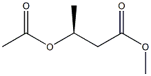 [S,(+)]-3-Acetyloxybutyric acid methyl ester Structure