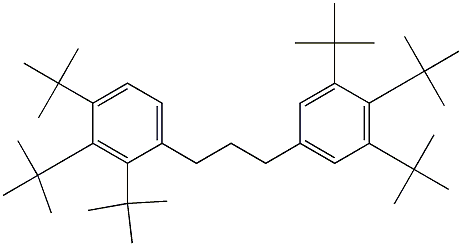 1-(2,3,4-Tri-tert-butylphenyl)-3-(3,4,5-tri-tert-butylphenyl)propane 구조식 이미지