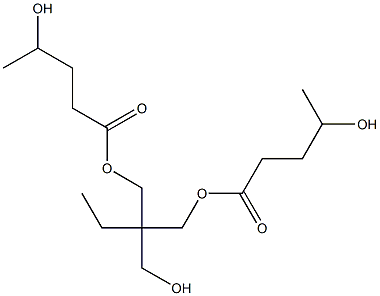 Bis(4-hydroxyvaleric acid)2-ethyl-2-(hydroxymethyl)-1,3-propanediyl ester Structure