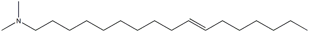 N,N-Dimethyl-10-heptadecen-1-amine Structure