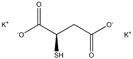 [R,(+)]-2-Mercaptosuccinic acid dipotassium salt 구조식 이미지