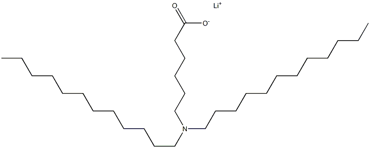 6-(Didodecylamino)hexanoic acid lithium salt 구조식 이미지