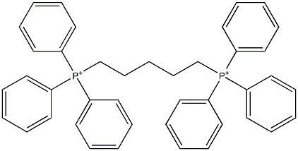 1,5-Pentanediylbis(triphenylphosphonium) 구조식 이미지