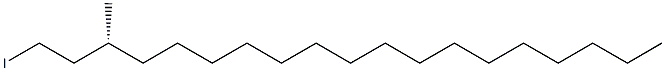 [R,(-)]-1-Iodo-3-methylnonadecane Structure