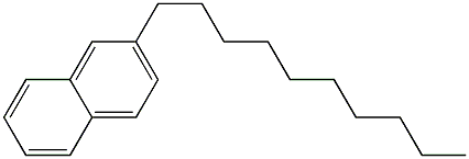 2-Decylnaphthalene 구조식 이미지