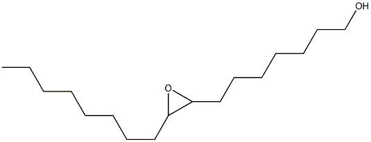 8,9-Epoxyheptadecan-1-ol Structure