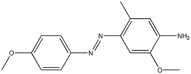 4-(4-Methoxyphenylazo)-5-methyl-2-methoxyaniline 구조식 이미지