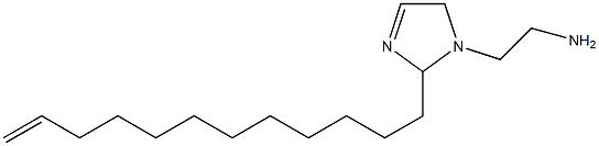 1-(2-Aminoethyl)-2-(11-dodecenyl)-3-imidazoline 구조식 이미지