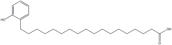 18-(2-Hydroxyphenyl)stearic acid Structure