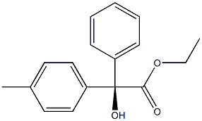 [R,(+)]-Phenyl(p-methylphenyl)glycolic acid ethyl ester 구조식 이미지