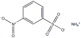 m-Nitrobenzenesulfonic acid ammonium salt Structure