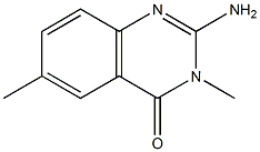 2-Amino-3,6-dimethylquinazolin-4(3H)-one 구조식 이미지