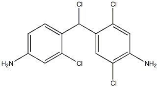 (4-Amino-2-chlorophenyl)(4-amino-2,5-dichlorophenyl)chloromethane Structure