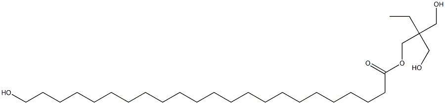 23-Hydroxytricosanoic acid 2,2-bis(hydroxymethyl)butyl ester Structure