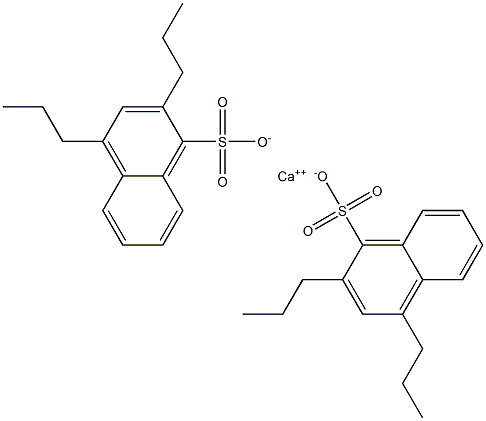 Bis(2,4-dipropyl-1-naphthalenesulfonic acid)calcium salt Structure