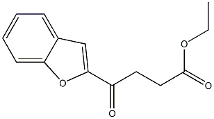 4-(Benzofuran-2-yl)-4-oxobutyric acid ethyl ester 구조식 이미지