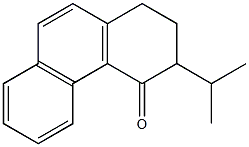 1,2-Dihydro-3-isopropylphenanthren-4(3H)-one Structure