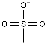 Methylsulfonate 구조식 이미지