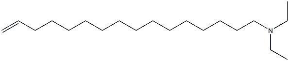 N,N-Diethyl-15-hexadecen-1-amine 구조식 이미지