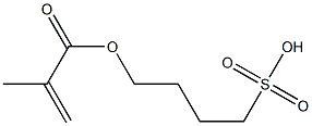 4-(Methacryloyloxy)-1-butanesulfonic acid 구조식 이미지