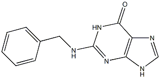 2-(Benzylamino)-9H-purin-6(1H)-one 구조식 이미지