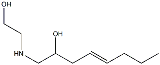 1-[(2-Hydroxyethyl)amino]-4-octen-2-ol Structure