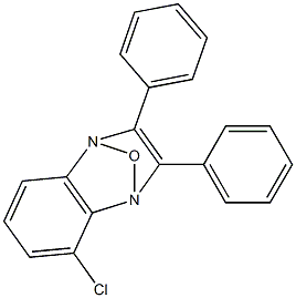 Oxychlorodiphenylquinoxaline 구조식 이미지