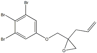 3,4,5-Tribromophenyl 2-allylglycidyl ether 구조식 이미지