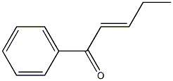 1-Phenyl-2-penten-1-one 구조식 이미지